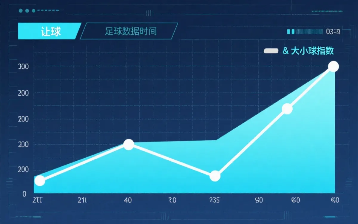 赔率与大小球指数变化折线图示例：观察临场信息